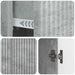 Bufet cu sertar Gri Beton 89 x 34,5 x 60 cm Lemn prelucrat - WALTI WALTI