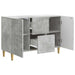 Bufet cu sertar Gri Beton 89 x 34,5 x 60 cm Lemn prelucrat - WALTI WALTI