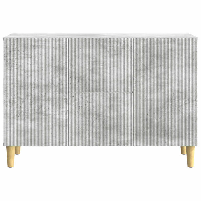 Bufet cu sertar Gri Beton 89 x 34,5 x 60 cm Lemn prelucrat - WALTI WALTI