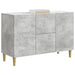 Bufet cu sertar Gri Beton 89 x 34,5 x 60 cm Lemn prelucrat - WALTI WALTI