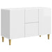 Bufet Alb foarte lucios 89 x 34,5 x 60 cm Lemn prelucrat - WALTI WALTI