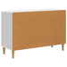 Bufet Alb foarte lucios 89 x 34,5 x 60 cm Lemn prelucrat - WALTI WALTI