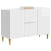 Bufet Alb foarte lucios 89 x 34,5 x 60 cm Lemn prelucrat - WALTI WALTI