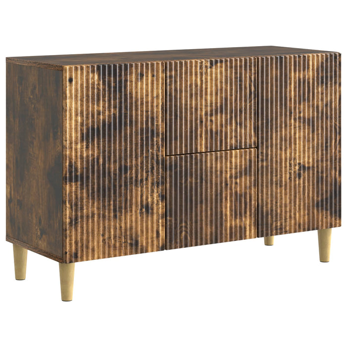 Bufet cu sertar Stejar fumuriu 89 x 34,5 x 60 cm Lemn prelucrat - WALTI WALTI