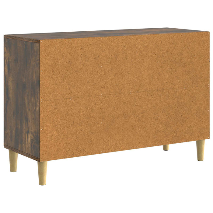 Bufet cu sertar Stejar fumuriu 89 x 34,5 x 60 cm Lemn prelucrat - WALTI WALTI