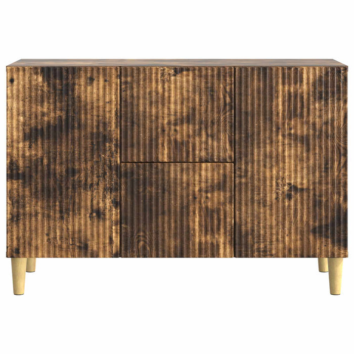Bufet cu sertar Stejar fumuriu 89 x 34,5 x 60 cm Lemn prelucrat - WALTI WALTI