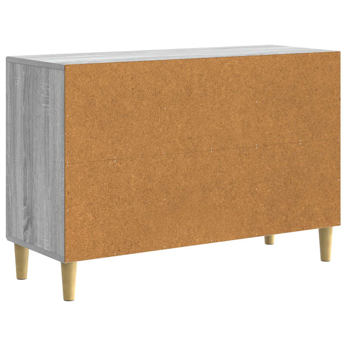 Bufet cu sertar Sonoma gri 89 x 34,5 x 60 cm Lemn prelucrat - WALTI WALTI
