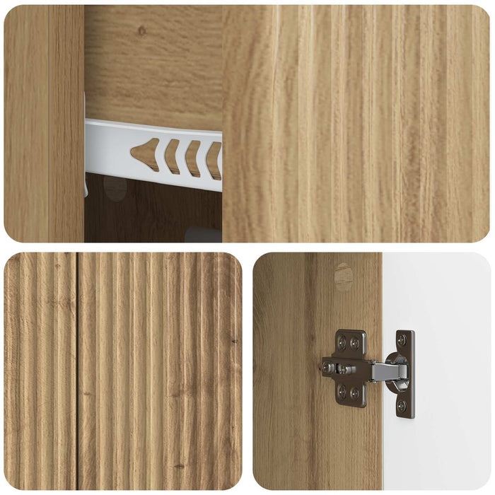 Bufet Stejar Artizanal 89 x 34,5 x 60 cm Lemn prelucrat - WALTI WALTI