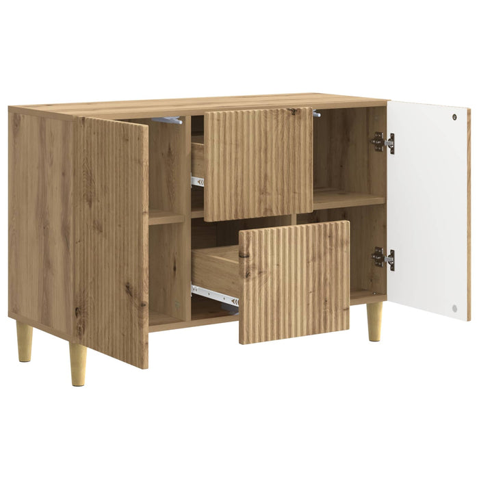 Bufet Stejar Artizanal 89 x 34,5 x 60 cm Lemn prelucrat - WALTI WALTI