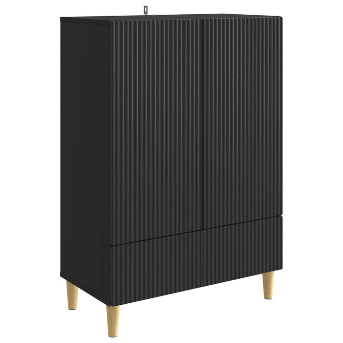 Bufet cu sertar Negru 66 x 34,5 x 95 cm Lemn prelucrat - WALTI WALTI