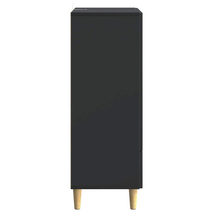 Bufet cu sertar Negru 66 x 34,5 x 95 cm Lemn prelucrat - WALTI WALTI