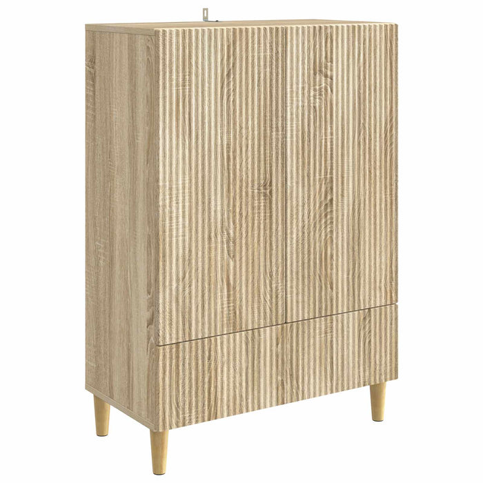 Bufet cu sertar Stejar Sonoma 66 x 34,5 x 95 cm Lemn prelucrat - WALTI WALTI