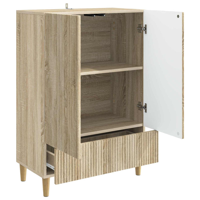 Bufet cu sertar Stejar Sonoma 66 x 34,5 x 95 cm Lemn prelucrat - WALTI WALTI
