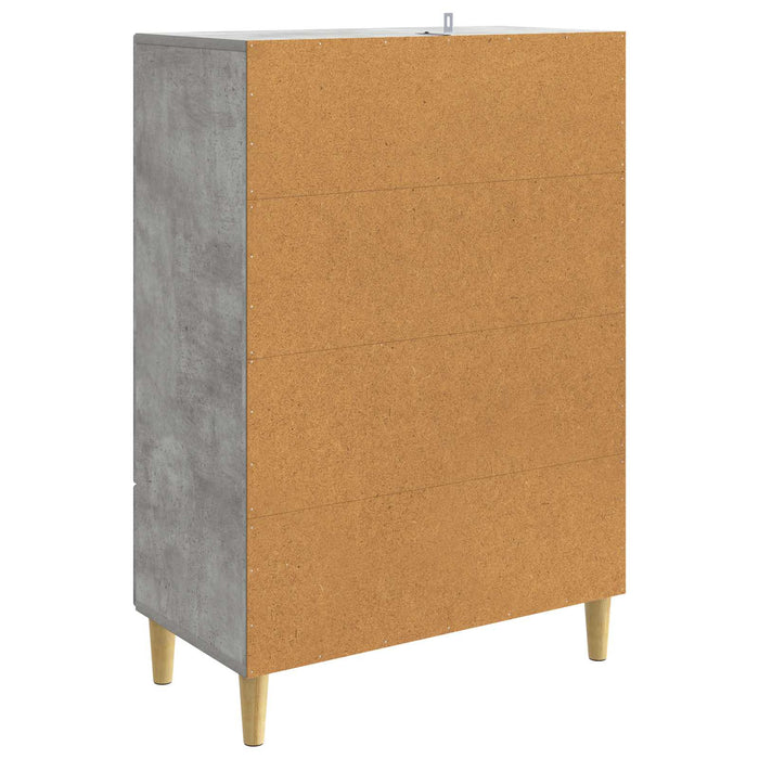Bufet cu sertar Gri Beton 66 x 34,5 x 95 cm Lemn prelucrat - WALTI WALTI