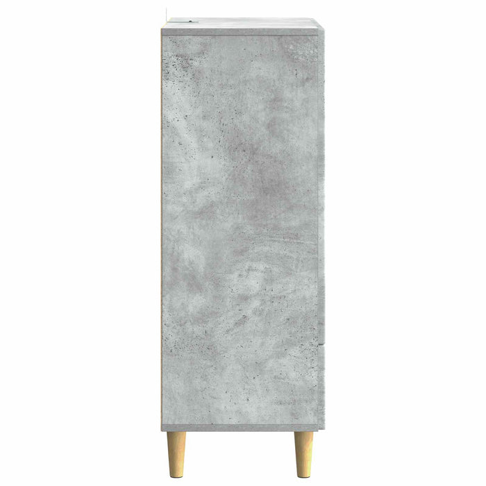 Bufet cu sertar Gri Beton 66 x 34,5 x 95 cm Lemn prelucrat - WALTI WALTI