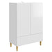 Bufet Alb foarte lucios 66 x 34,5 x 95 cm Lemn prelucrat - WALTI WALTI
