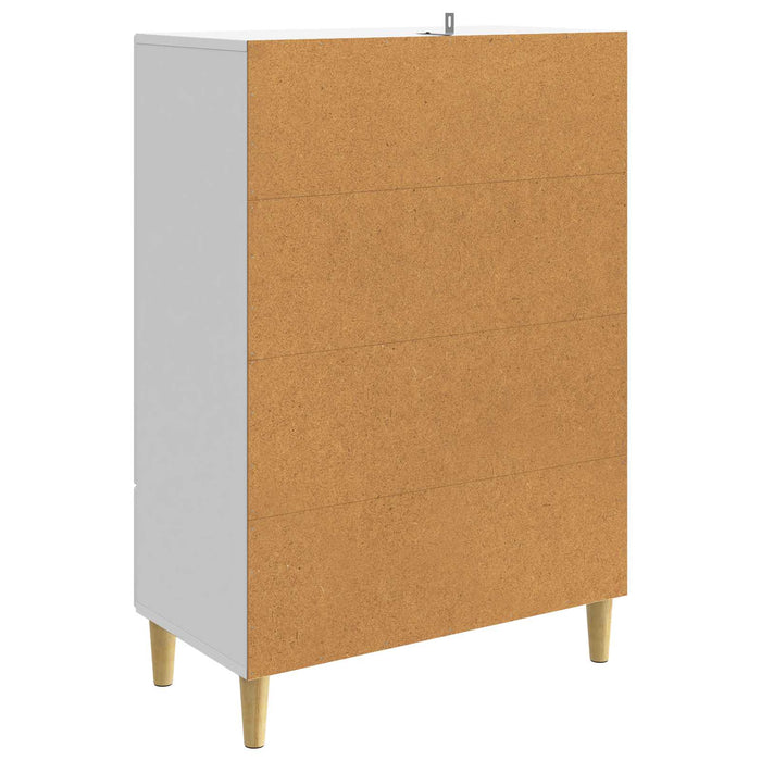 Bufet Alb foarte lucios 66 x 34,5 x 95 cm Lemn prelucrat - WALTI WALTI