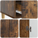 Bufet cu sertar Stejar fumuriu 66 x 34,5 x 95 cm Lemn prelucrat - WALTI WALTI