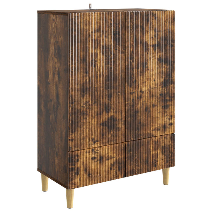 Bufet cu sertar Stejar fumuriu 66 x 34,5 x 95 cm Lemn prelucrat - WALTI WALTI