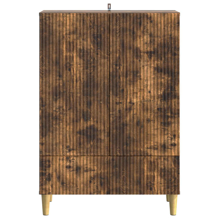 Bufet cu sertar Stejar fumuriu 66 x 34,5 x 95 cm Lemn prelucrat - WALTI WALTI