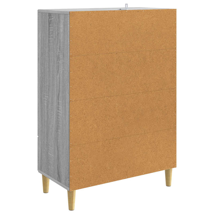 Bufet cu sertar Sonoma gri 66 x 34,5 x 95 cm Lemn prelucrat - WALTI WALTI