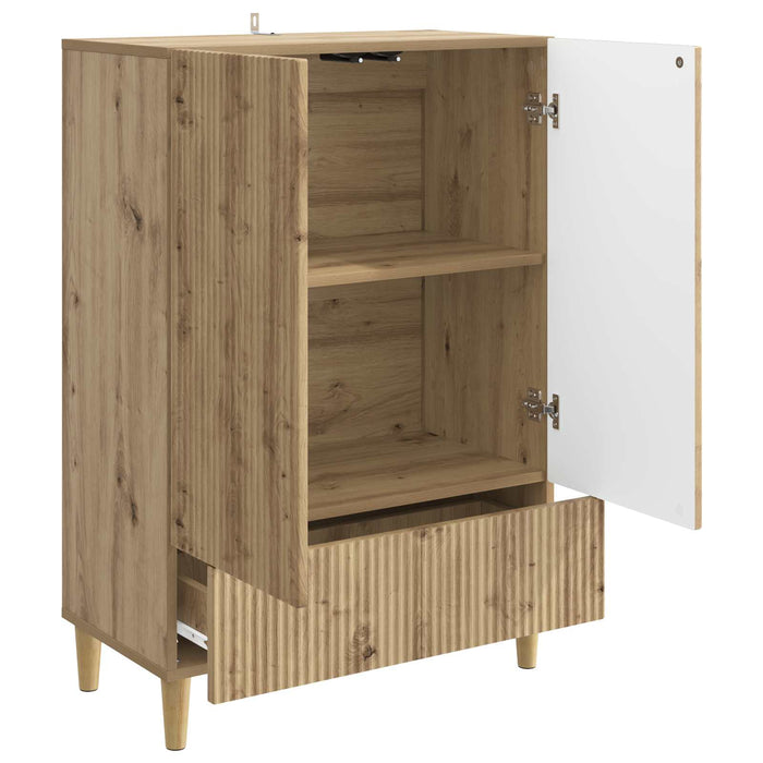 Bufet Stejar Artizanal 66 x 34,5 x 95 cm Lemn prelucrat - WALTI WALTI
