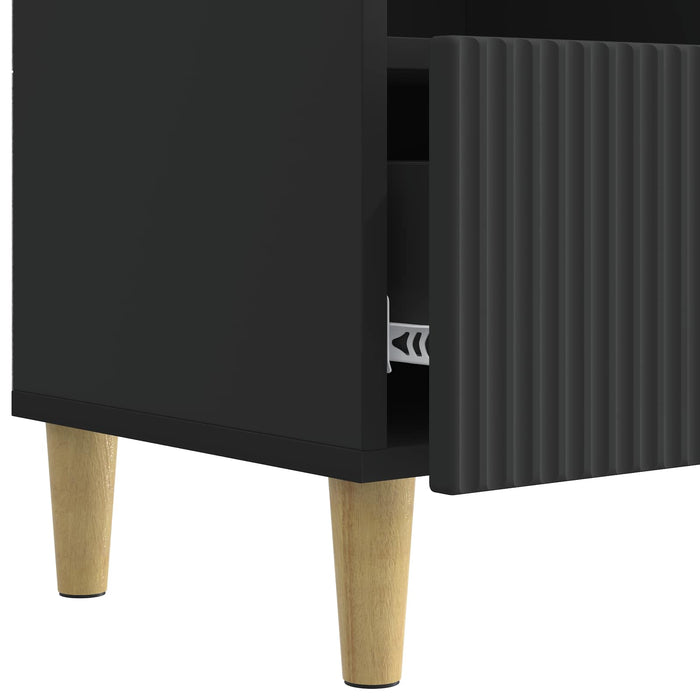 Cabinet TV cu sertar Negru 102 x 34,5 x 50 cm Lemn prelucrat - WALTI WALTI