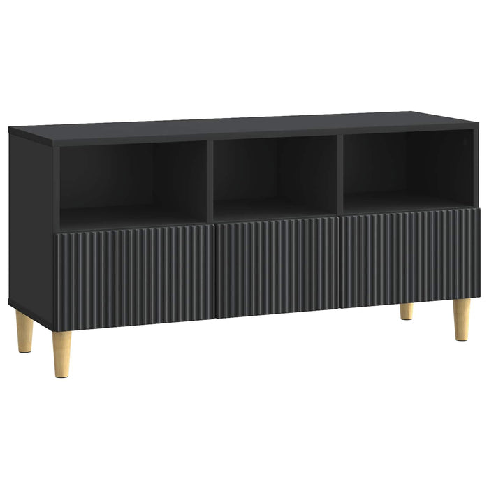 Cabinet TV cu sertar Negru 102 x 34,5 x 50 cm Lemn prelucrat - WALTI WALTI