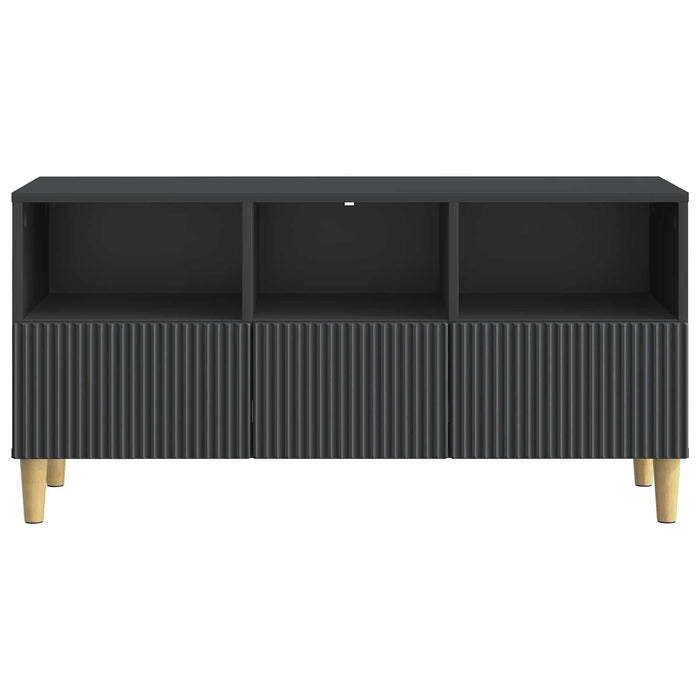Cabinet TV cu sertar Negru 102 x 34,5 x 50 cm Lemn prelucrat - WALTI WALTI
