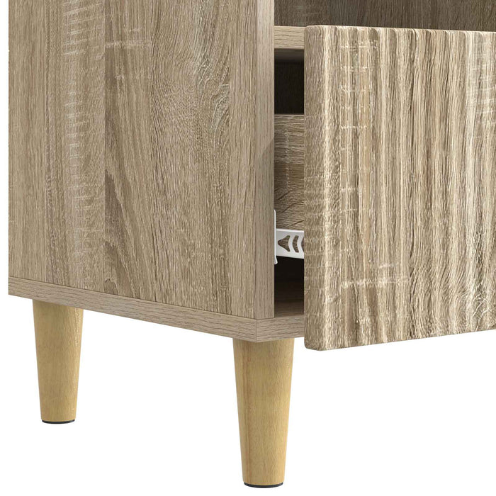 Cabinet TV Stejar Sonoma 102 x 34,5 x 50 cm Lemn prelucrat - WALTI WALTI