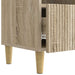 Cabinet TV Stejar Sonoma 102 x 34,5 x 50 cm Lemn prelucrat - WALTI WALTI