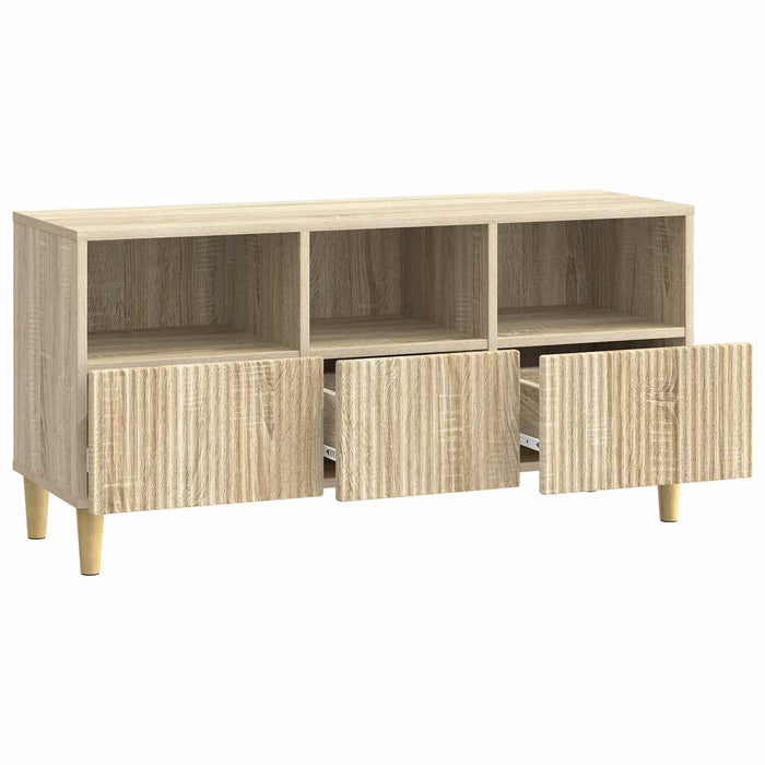 Cabinet TV Stejar Sonoma 102 x 34,5 x 50 cm Lemn prelucrat - WALTI WALTI