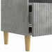 Cabinet TV Gri Beton 102 x 34,5 x 50 cm Lemn prelucrat - WALTI WALTI