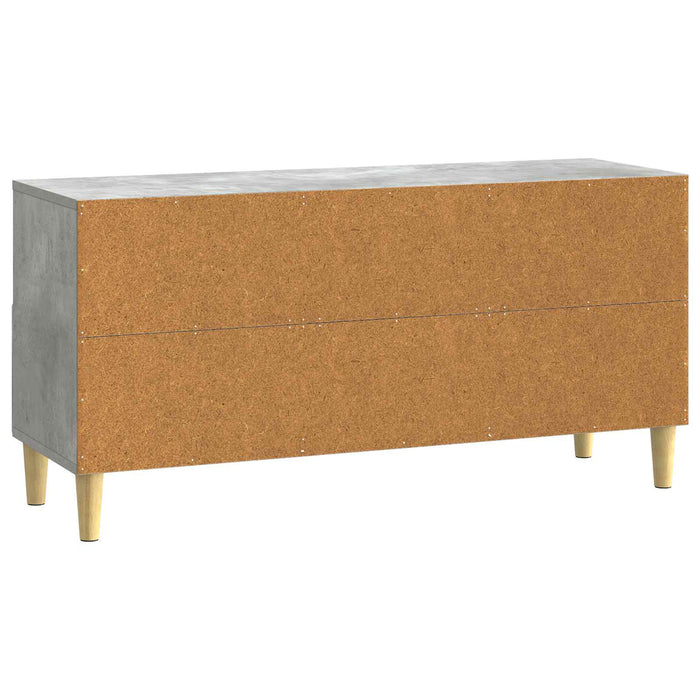 Cabinet TV Gri Beton 102 x 34,5 x 50 cm Lemn prelucrat - WALTI WALTI