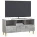 Cabinet TV Gri Beton 102 x 34,5 x 50 cm Lemn prelucrat - WALTI WALTI