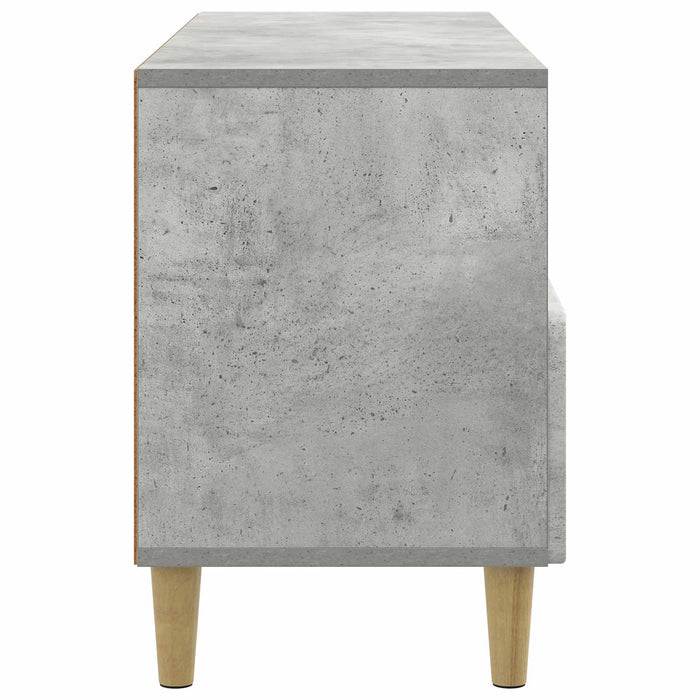 Cabinet TV Gri Beton 102 x 34,5 x 50 cm Lemn prelucrat - WALTI WALTI