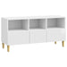 Cabinet TV Alb foarte lucios 102 x 34,5 x 50 cm Lemn prelucrat - WALTI WALTI