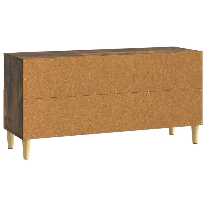 Cabinet TV Stejar fumuriu 102 x 34,5 x 50 cm Lemn prelucrat - WALTI WALTI