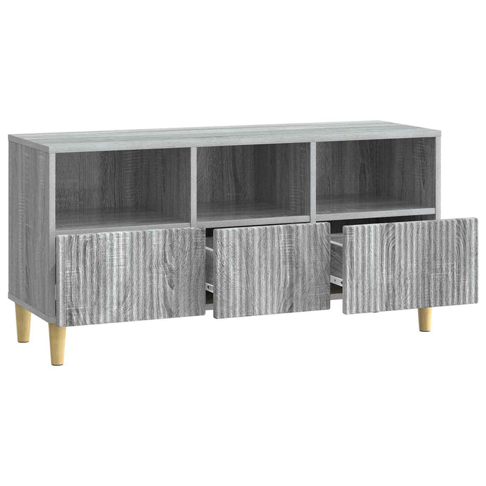 Cabinet TV Sonoma gri 102 x 34,5 x 50 cm Lemn prelucrat - WALTI WALTI