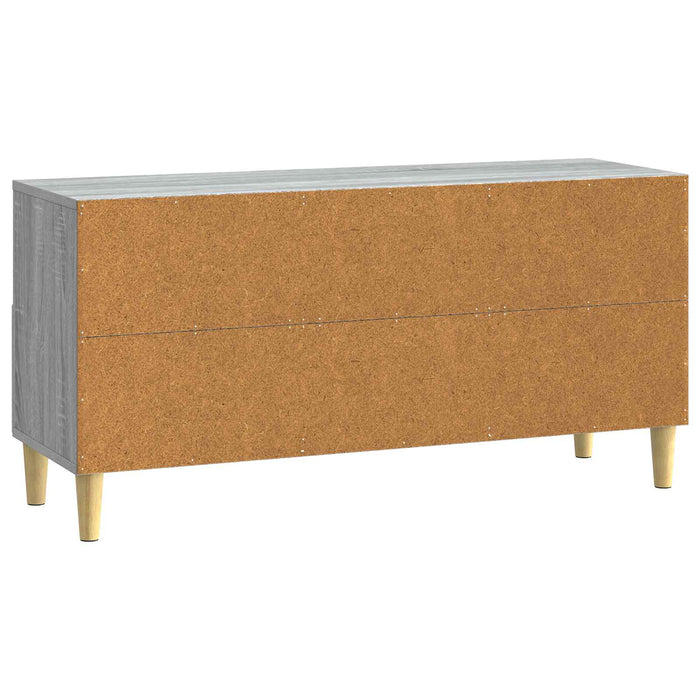 Cabinet TV Sonoma gri 102 x 34,5 x 50 cm Lemn prelucrat - WALTI WALTI