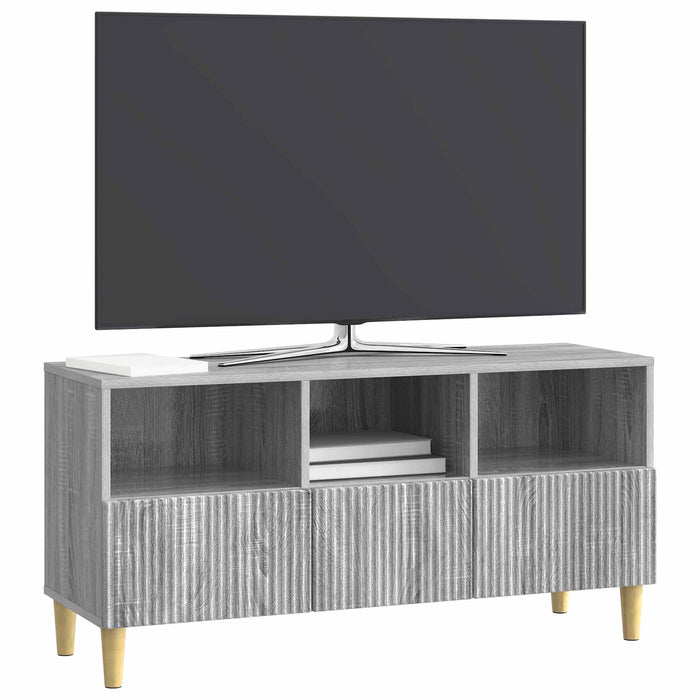 Cabinet TV Sonoma gri 102 x 34,5 x 50 cm Lemn prelucrat - WALTI WALTI