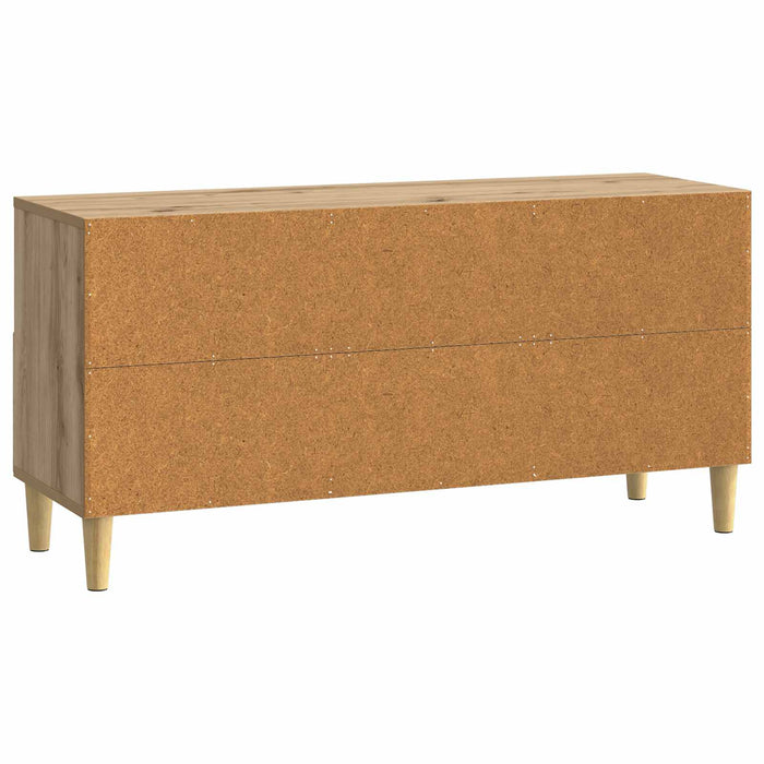 Cabinet TV Stejar Artizanal 102 x 34,5 x 50 cm Lemn prelucrat - WALTI WALTI