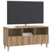 Cabinet TV Stejar Artizanal 102 x 34,5 x 50 cm Lemn prelucrat - WALTI WALTI