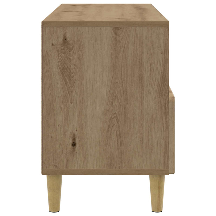 Cabinet TV Stejar Artizanal 102 x 34,5 x 50 cm Lemn prelucrat - WALTI WALTI