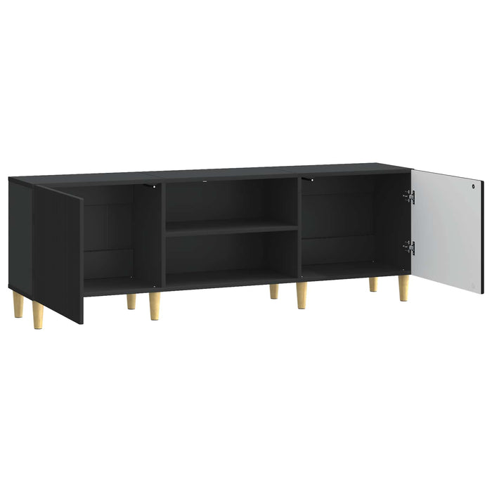 Cabinet TV Negru 150 x 31 x 50 cm Lemn prelucrat - WALTI WALTI