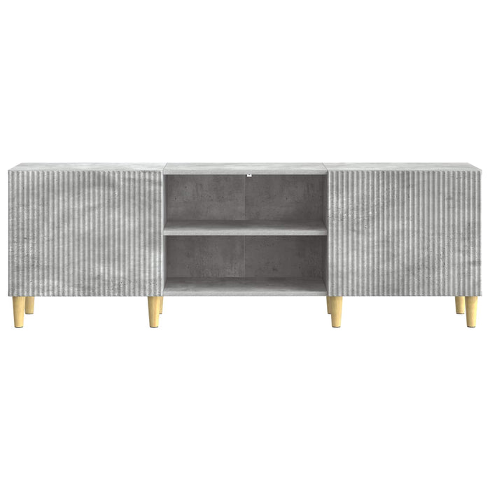 Cabinet TV Gri Beton 150 x 31 x 50 cm Lemn prelucrat - WALTI WALTI