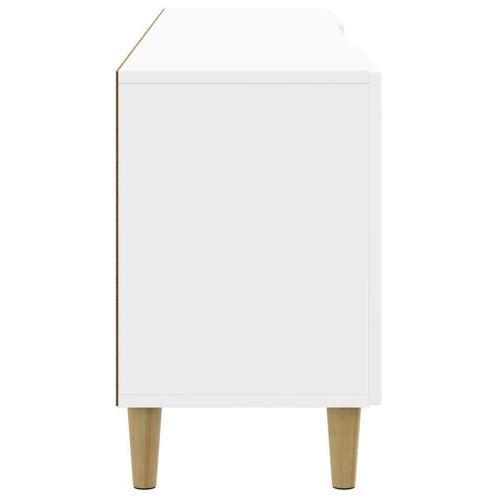 Cabinet TV Alb foarte lucios 150 x 31 x 50 cm Lemn prelucrat - WALTI WALTI