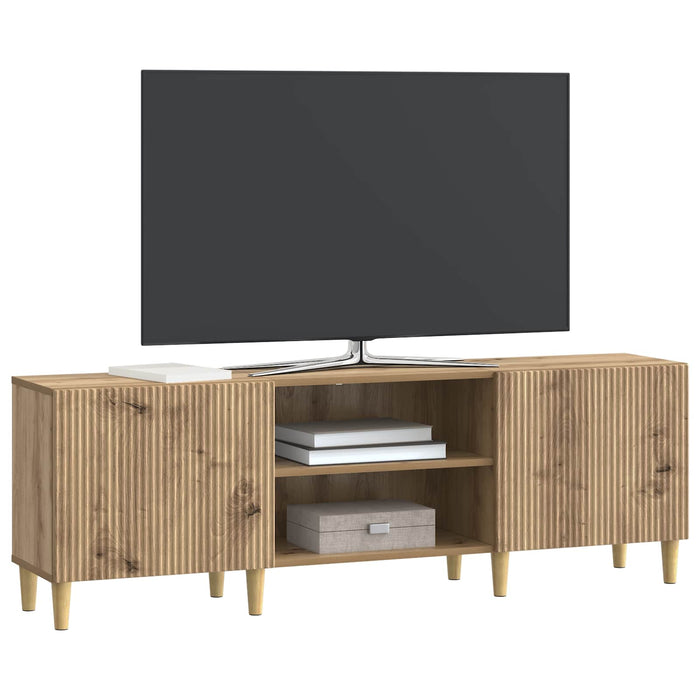 Cabinet TV Stejar Artizanal 150 x 31 x 50 cm Lemn prelucrat - WALTI WALTI