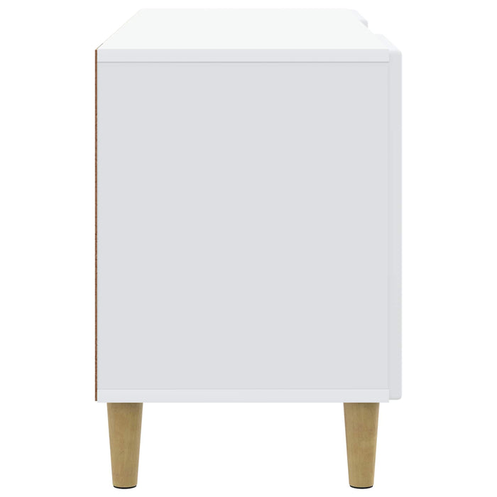 Cabinet TV Alb 102 x 34,5 x 50 cm Lemn prelucrat - WALTI WALTI