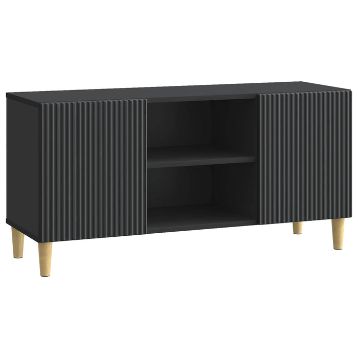 Cabinet TV Negru 102 x 34,5 x 50 cm Lemn prelucrat - WALTI WALTI